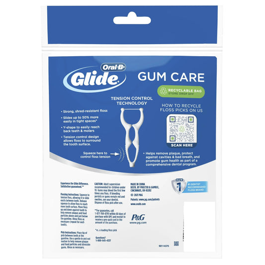 Pack of 5 Glide Pro-Health Floss Picks on Display