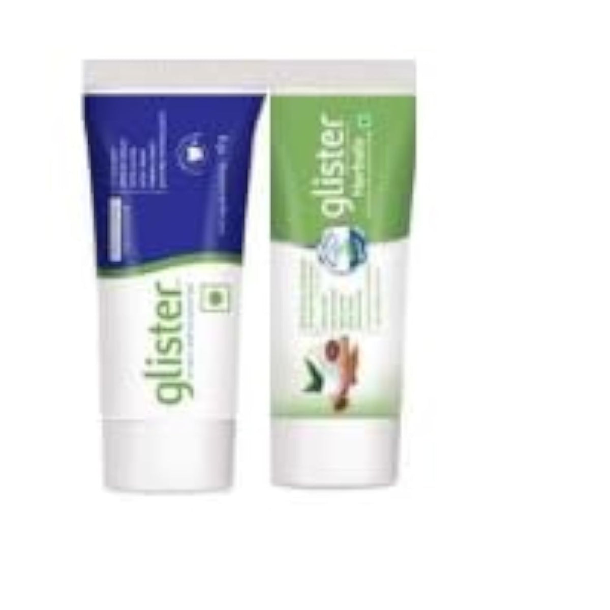 Glister Multi Action Toothpaste & Herbal Toothpaste 40g combo packaging