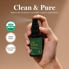 Global Healing Center Lung Health uses herbal ingredients to support mucus management.
