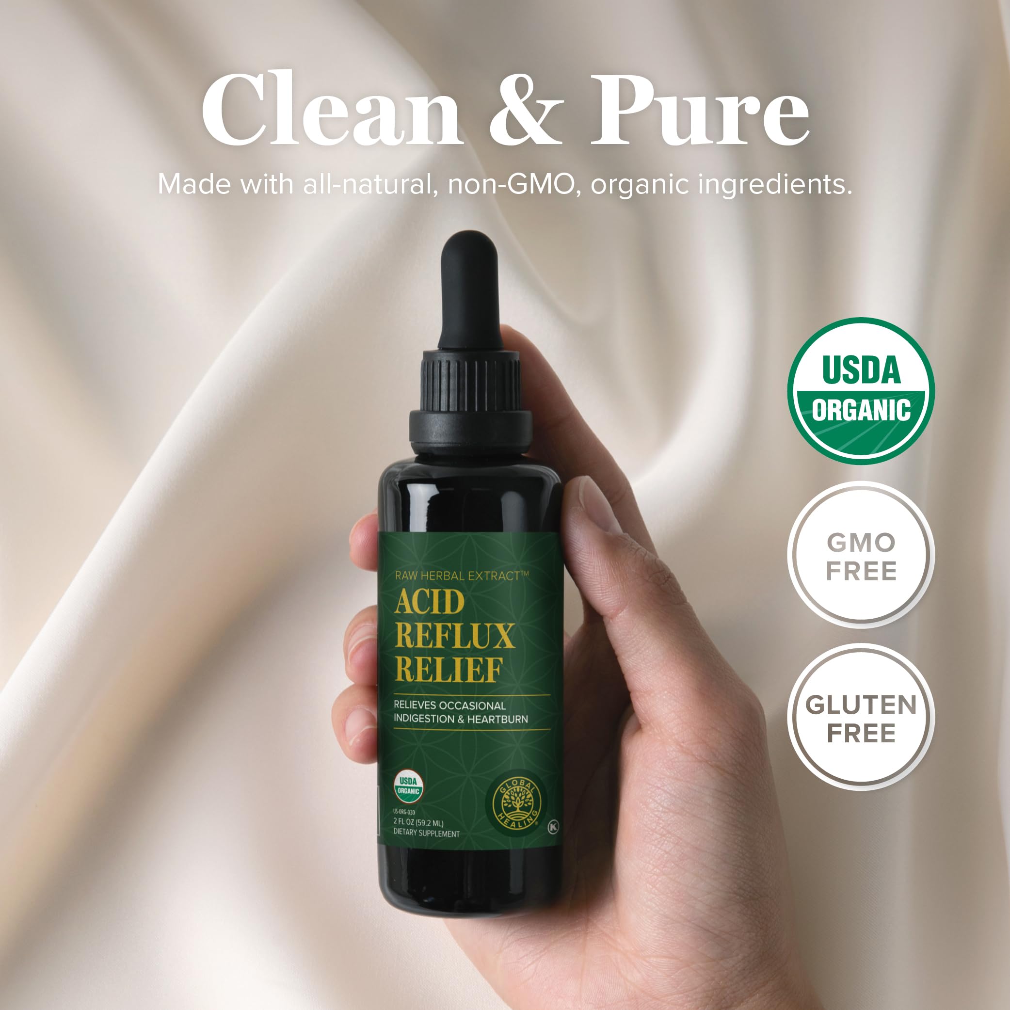 Global Healing Center Slippery elm bark closeup highlighting soothing mucilage for digestion