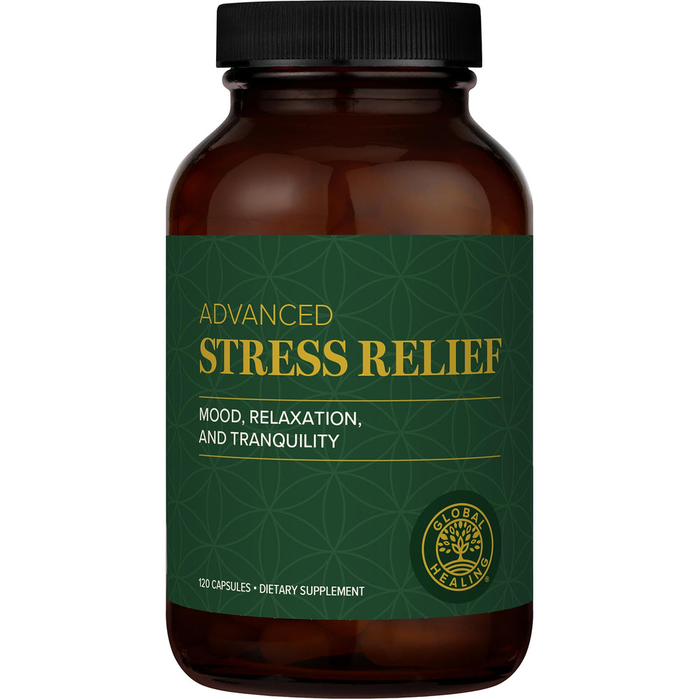 Global Healing Center Stress Relief bottle with Lithium Orotate