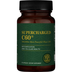 Global Healing Center Supercharged C60 30 capsules bottle