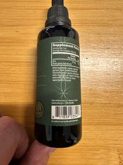 2 fl oz zinc liquid bottle with dropper for easy dosing