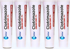 Globe clotrimazole 1% cream tube ready for quick itching relief
