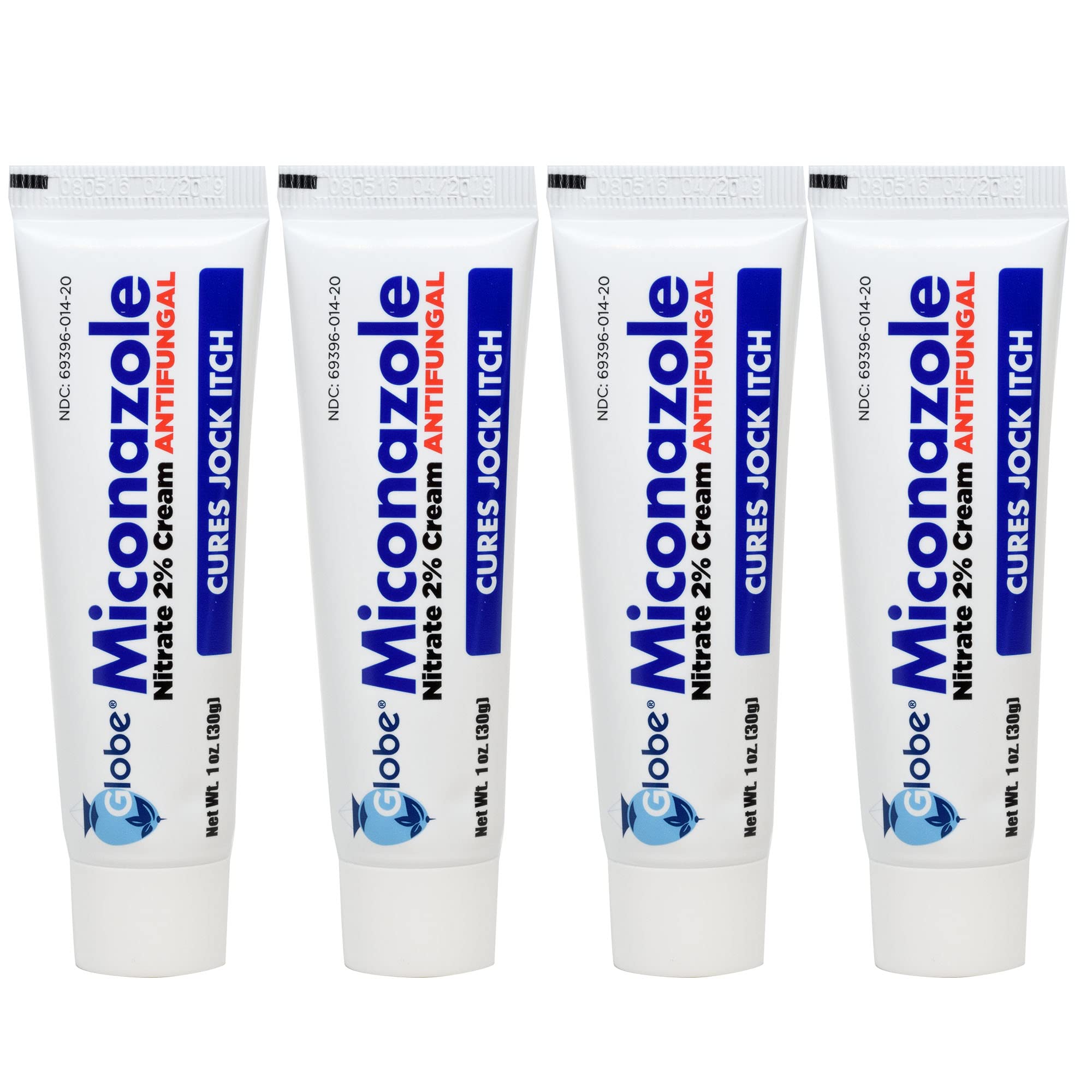 Globe miconazole 1oz tube front view for antifungal relief