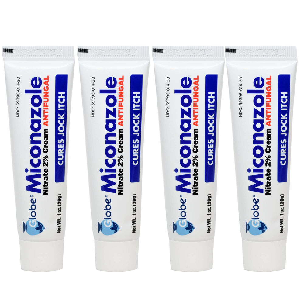 Globe miconazole 1oz tube front view for antifungal relief