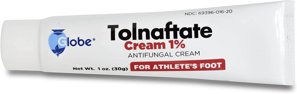 Globe Tolnaftate 1% Cream dual-pack – value pack for households.