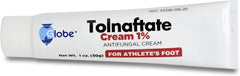 Globe Tolnaftate 1% Cream dual-pack – value pack for households.