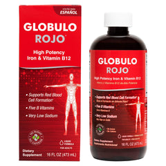 Globulo Rojo Iron Supplement bottle 16 oz
