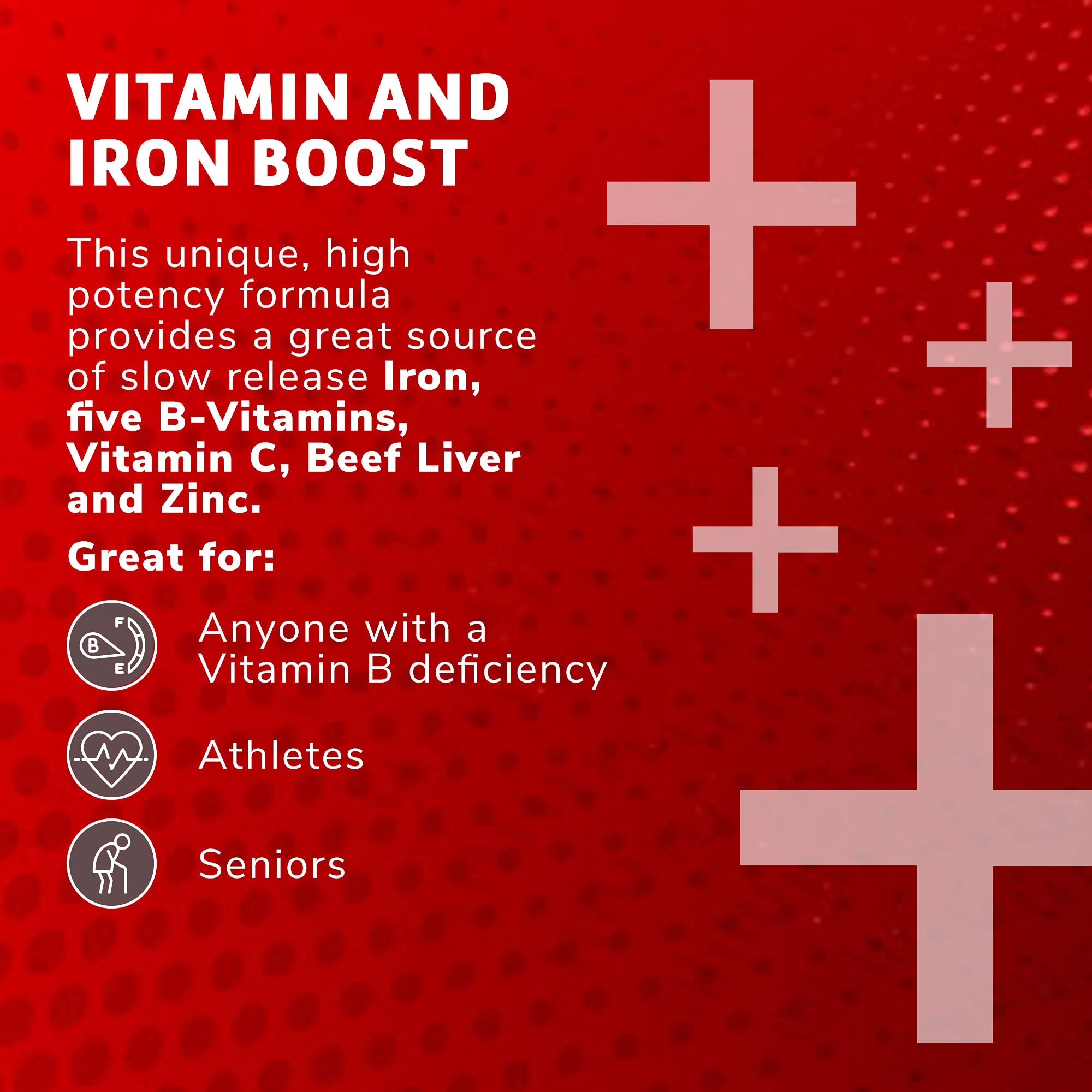 Nutrition facts label on Globulo Rojo bottle