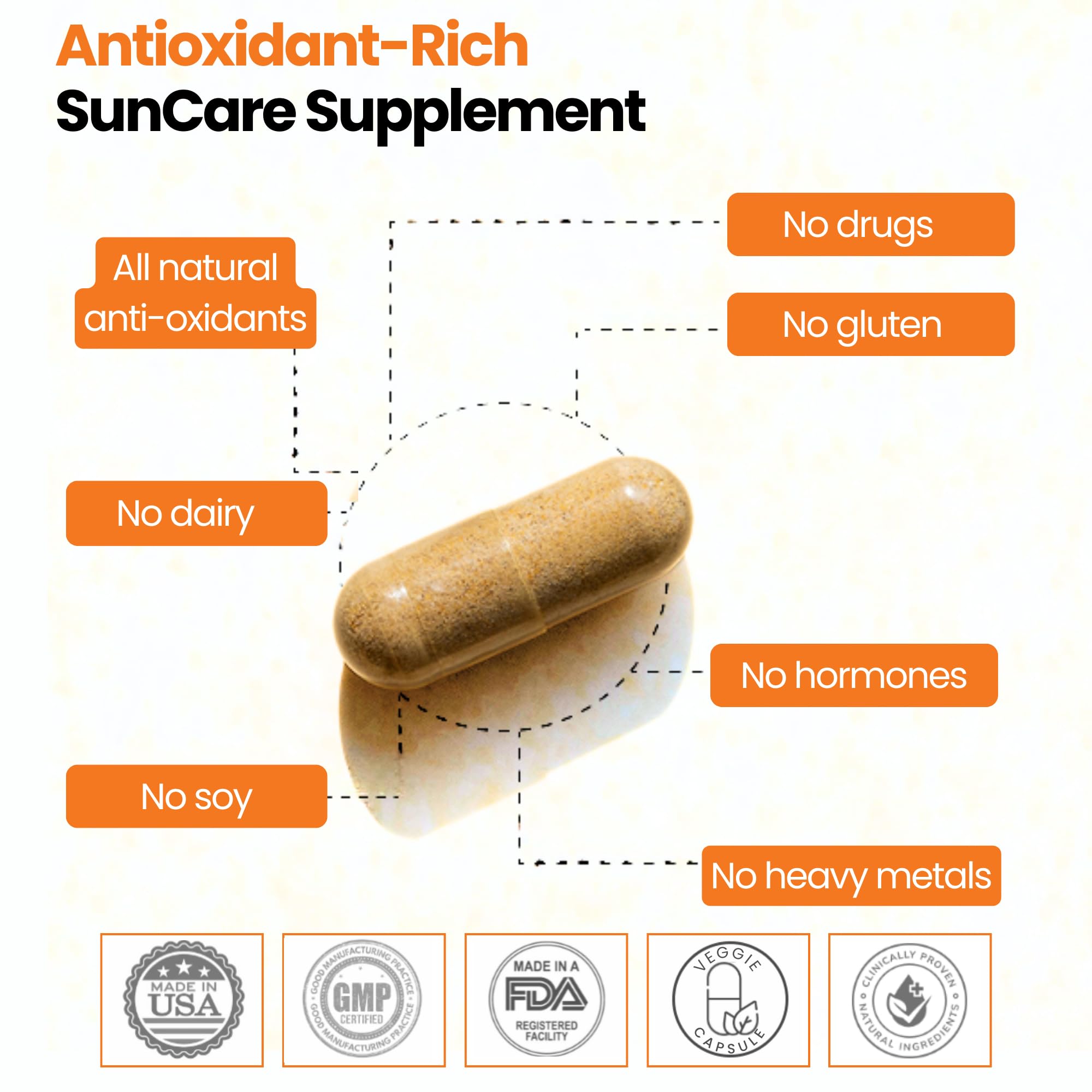 Astaxanthin ingredient illustration