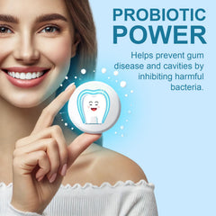 Fluoride-free GlorySmile toothpaste tablets packaging