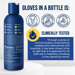 Gloves In A Bottle suitable for sensitive skin and family use.