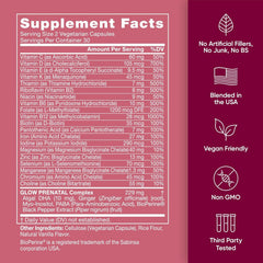 Vegan, gluten-free prenatal vitamins with no artificial ingredients