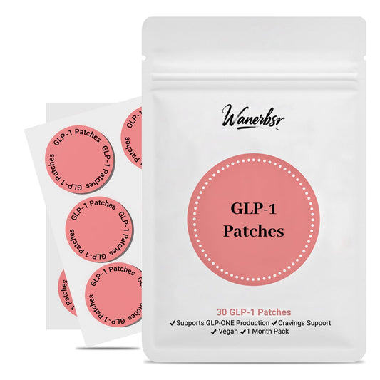GLP-1 patches packaging with product label