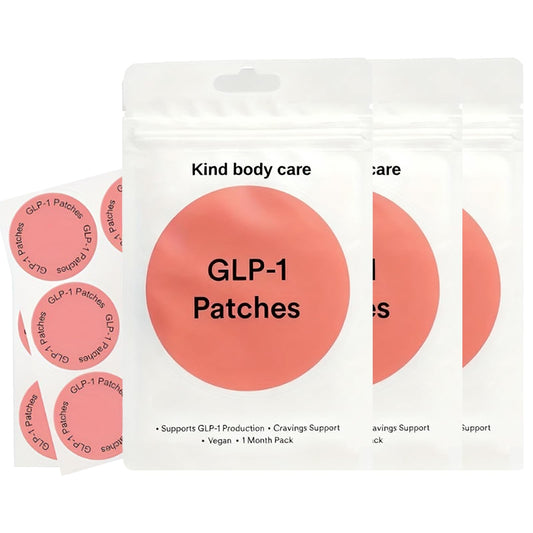90-piece GLP-1 Patches packaging with pink design