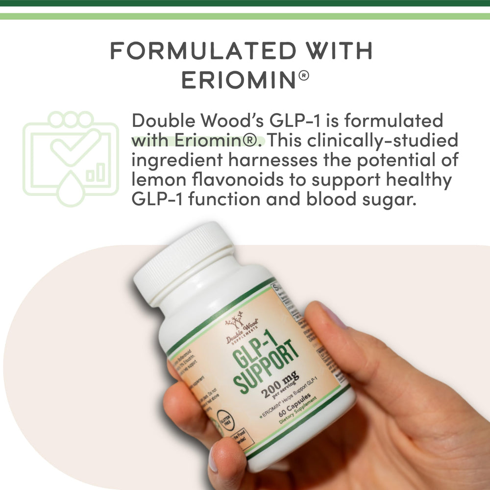 Close-up of Eriomin ingredients label