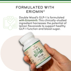 Close-up of Eriomin ingredients label