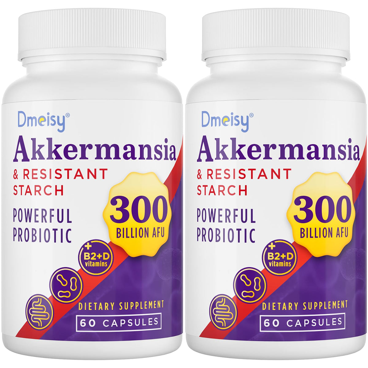 GLP ONE probiotic bottle with Akkermansia muciniphila label