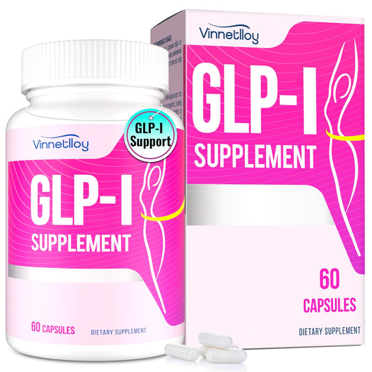 GLP ONE supplement bottle with 60 capsules for women and men
