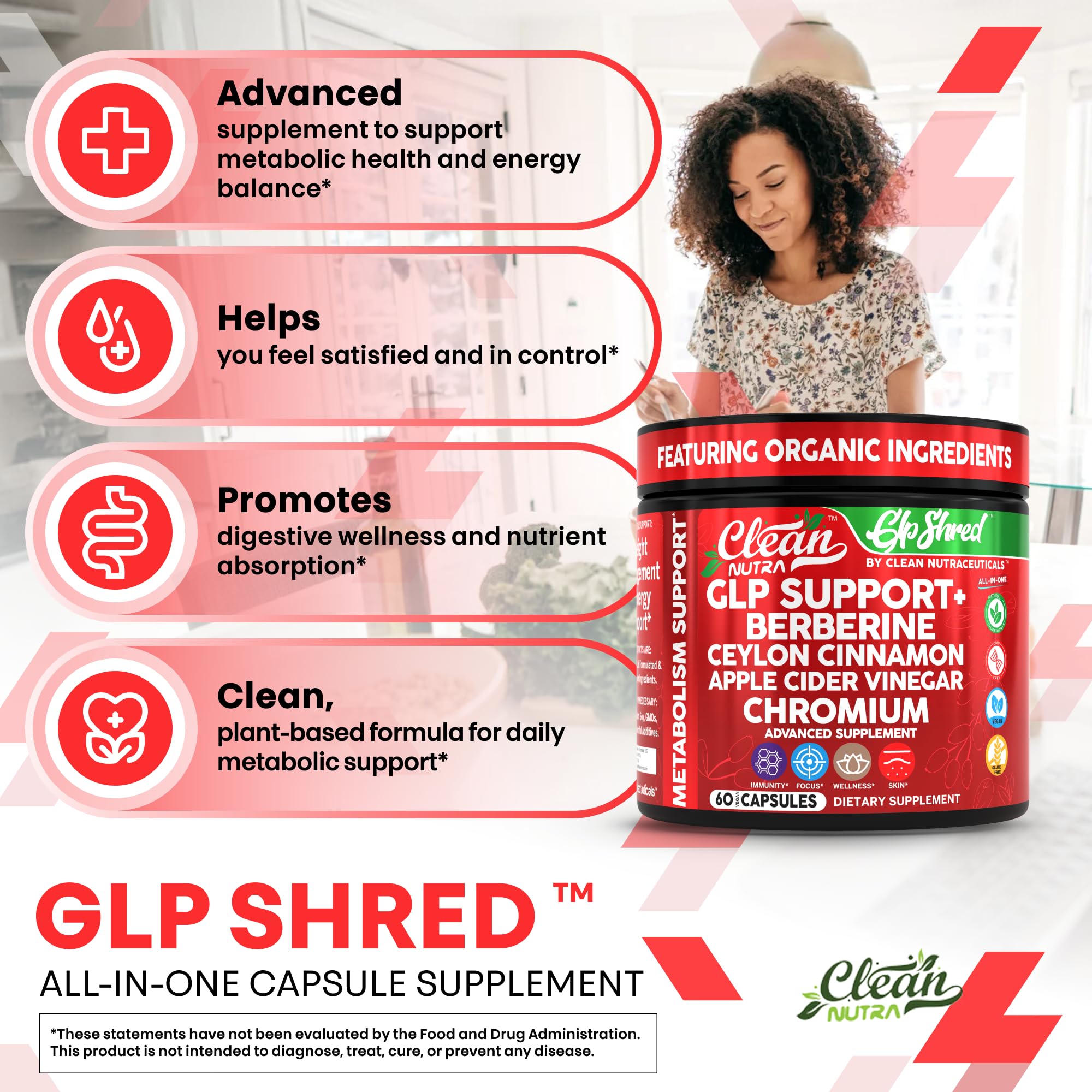 Chromium picolinate and inositol components listed on GLP Shred label