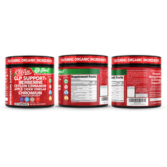 Non-GMO gluten-free soy-free vegan supplement packaging