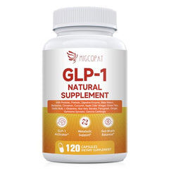 Product label and nutrition facts for GLP-1 supplement