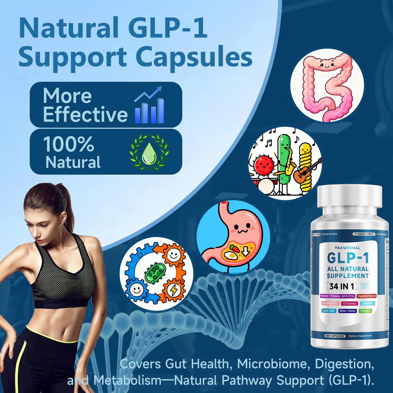 Ingredients include Apple Cider Vinegar, Green Tea and Ashwagandha