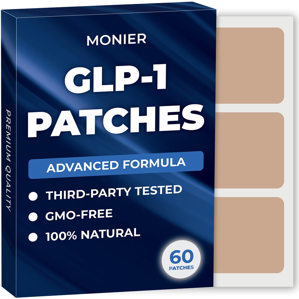 Applying GLP-1 patch from backing to skin