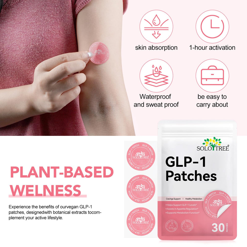 Box display of GLP-1 patches 30-count