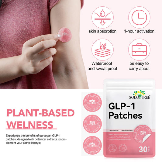 Box display of GLP-1 patches 30-count