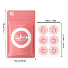 Close-up of GLP-1 patch design