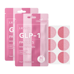 GLP-1 patches with Yerba Mate packaging showing a 30-count box