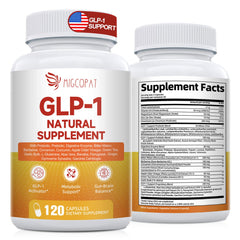 GLP-1 supplement bottle for men and women, 120 capsules