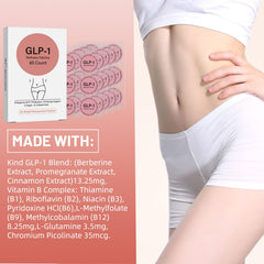Morning application of GLP1 Wellness patch
