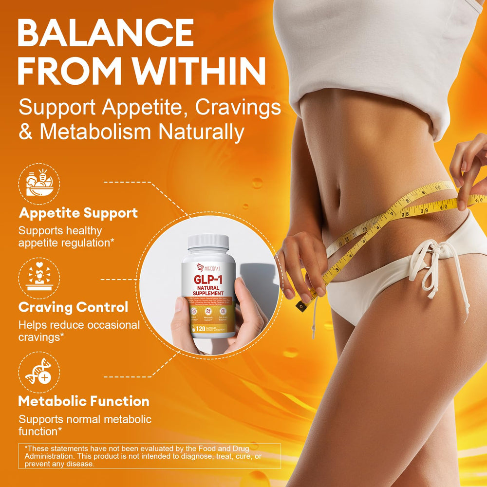 Triple prebiotic fiber blend in GLP-1 formula
