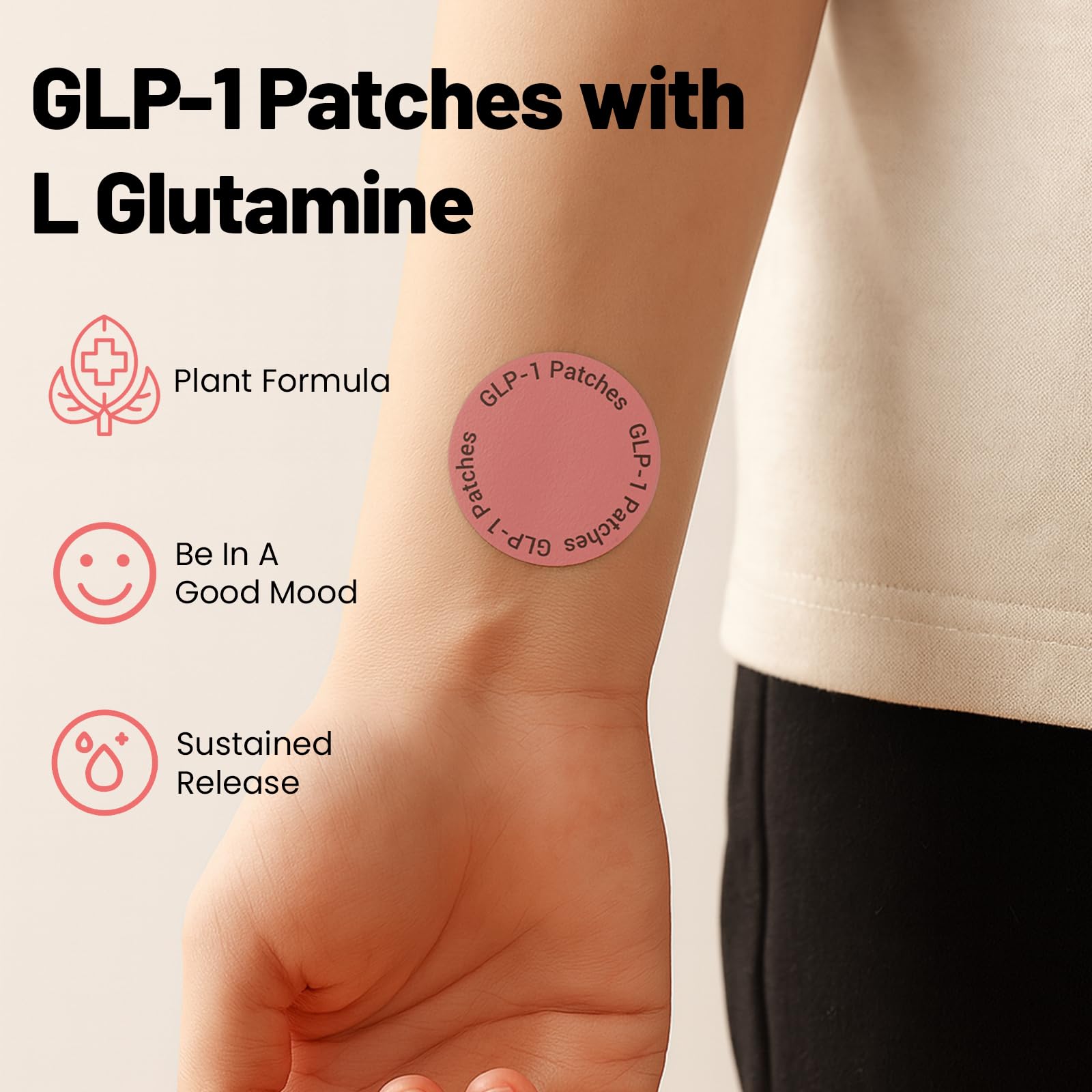 Plant-based ingredients concept for GLP-1 patches