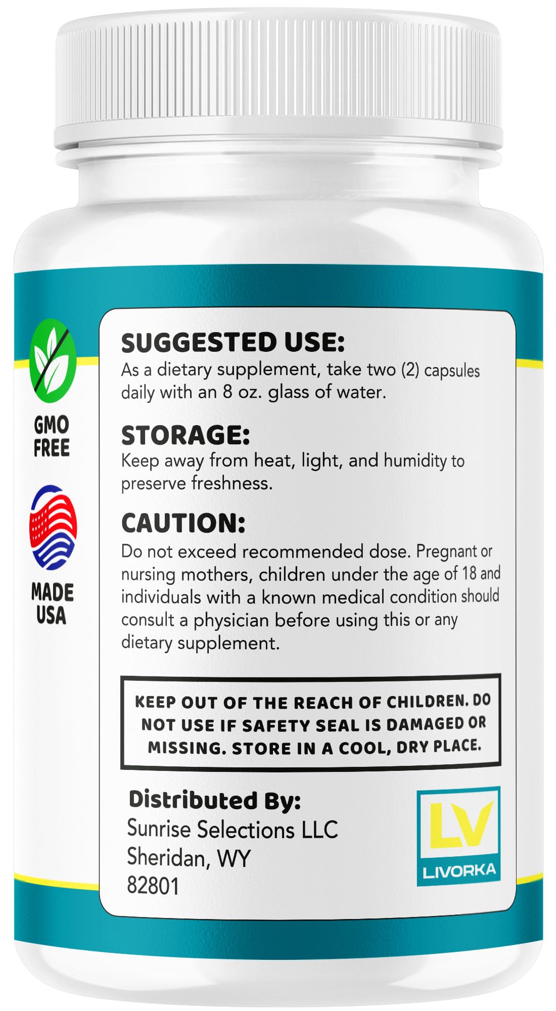 Close-up of GLPro label and branding