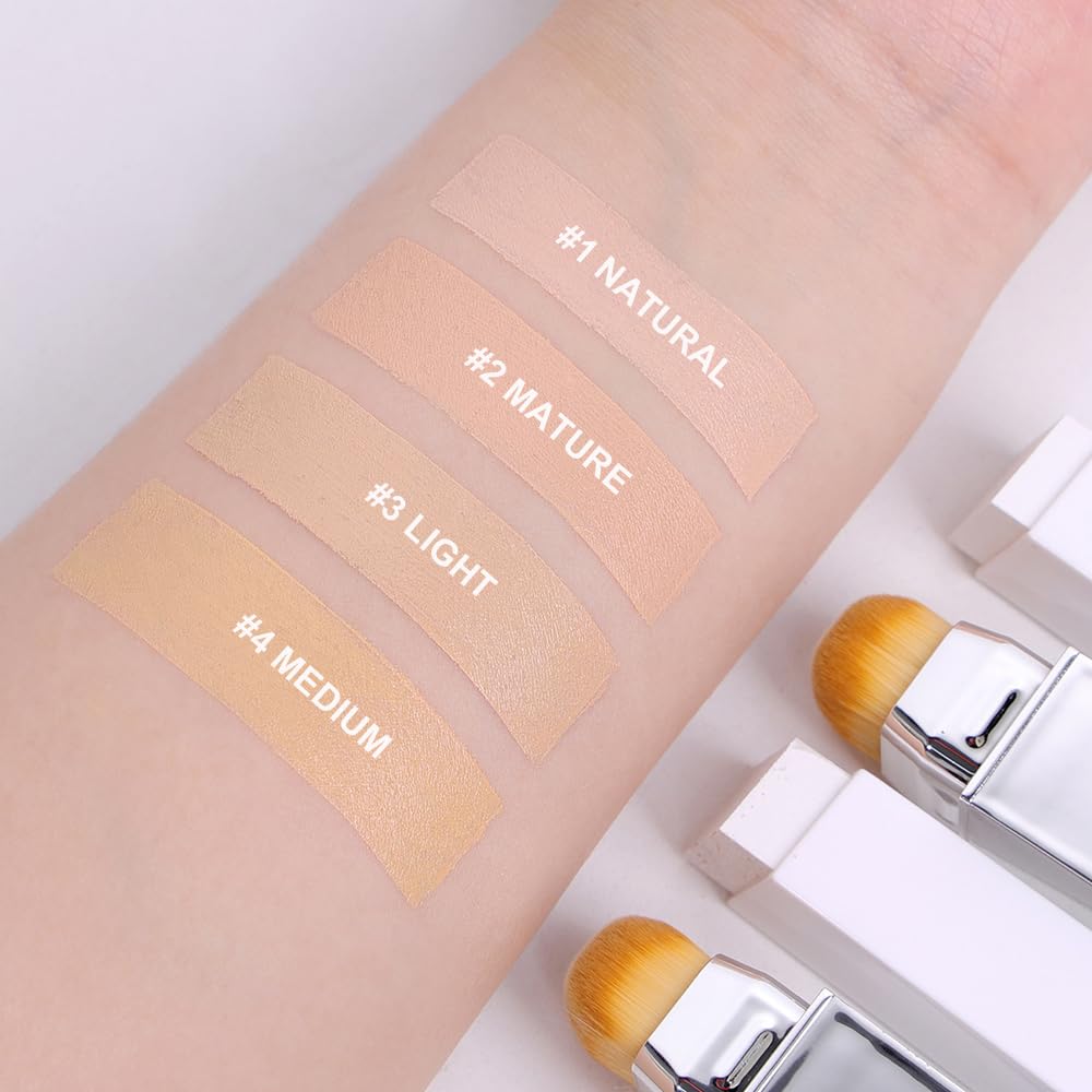 GLSFACE Color Changing Foundation Stick travel-ready compact ideal for quick touch-ups.