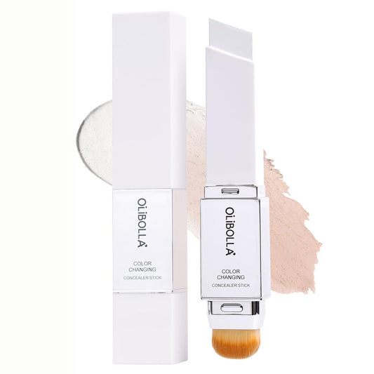 GLSFACE color changing foundation stick adapts to skin tone for natural matte finish