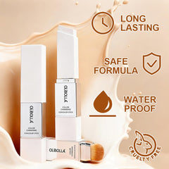 GLSFACE light to medium coverage portrait highlighting natural brightness without heaviness.