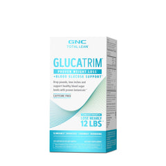 GNC Total Lean GlucaTrim bottle with 120 capsules