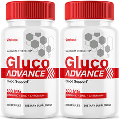Gluco Advance Capsules bottle – front view