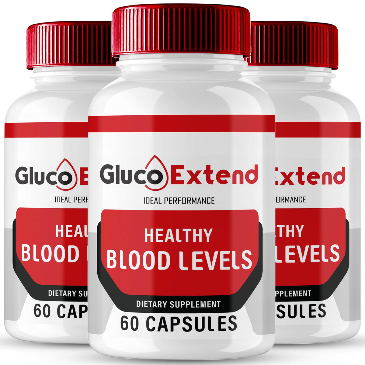 Gluco Extend Capsules bottle – front view