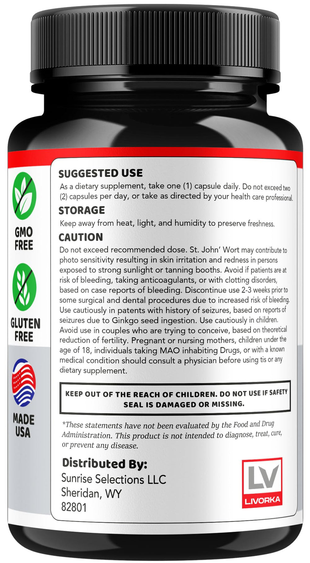 Gluco Extend capsules being poured