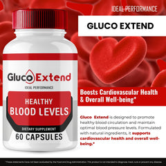 Gluco Extend Health & Wellness All Natural Formula packaging