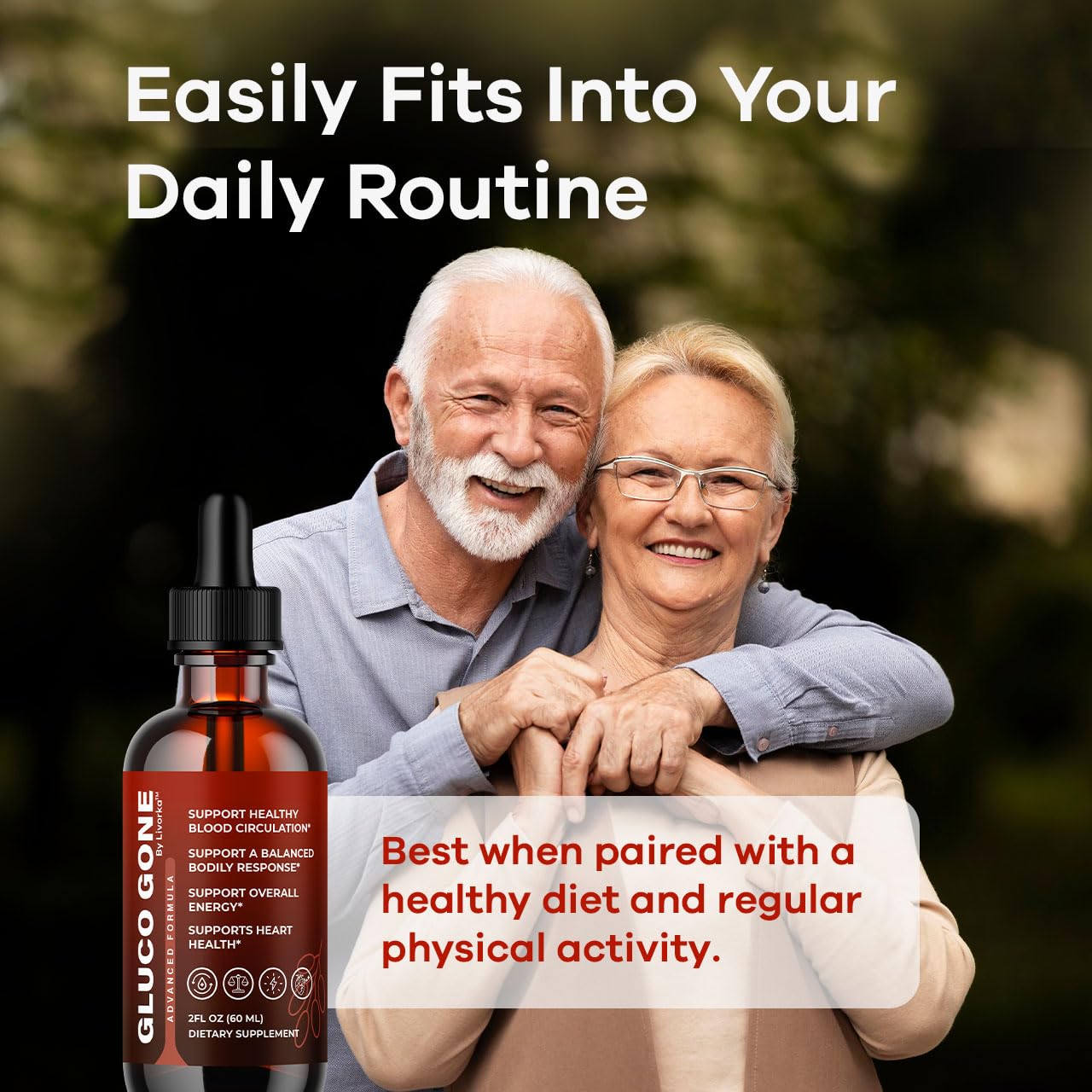 All-natural ingredients for Gluco Gone Drops