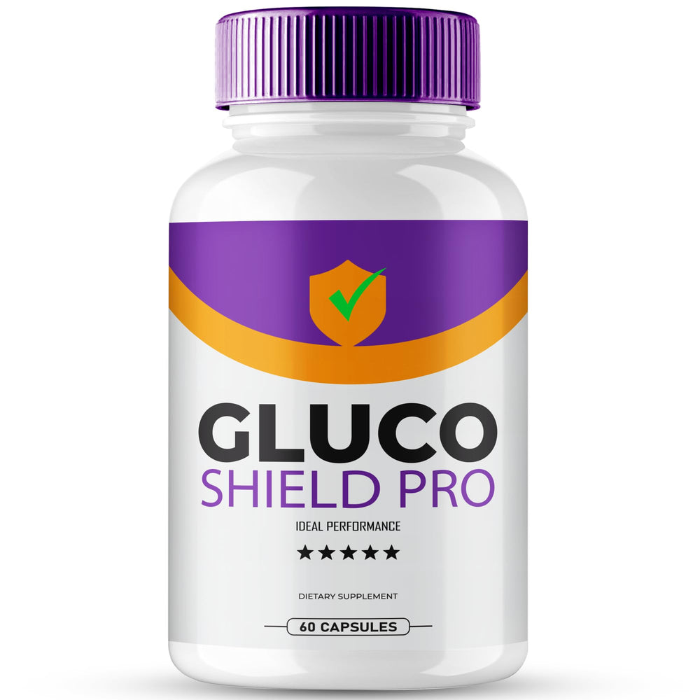 Gluco Shield Pro bottle label with 60 capsules