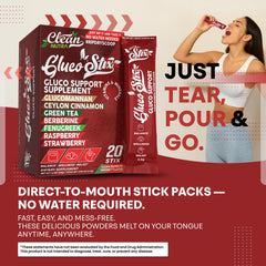 Apple cider vinegar imagery with Gluco Stix sticks