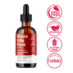 All natural Glucovita Pure Drops packaging